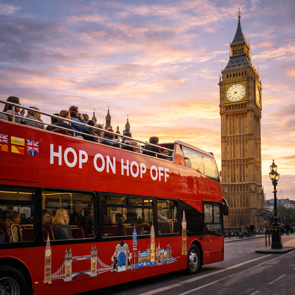 London hop on hop off bus tour